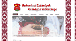 Desktop Screenshot of bukovina.hu